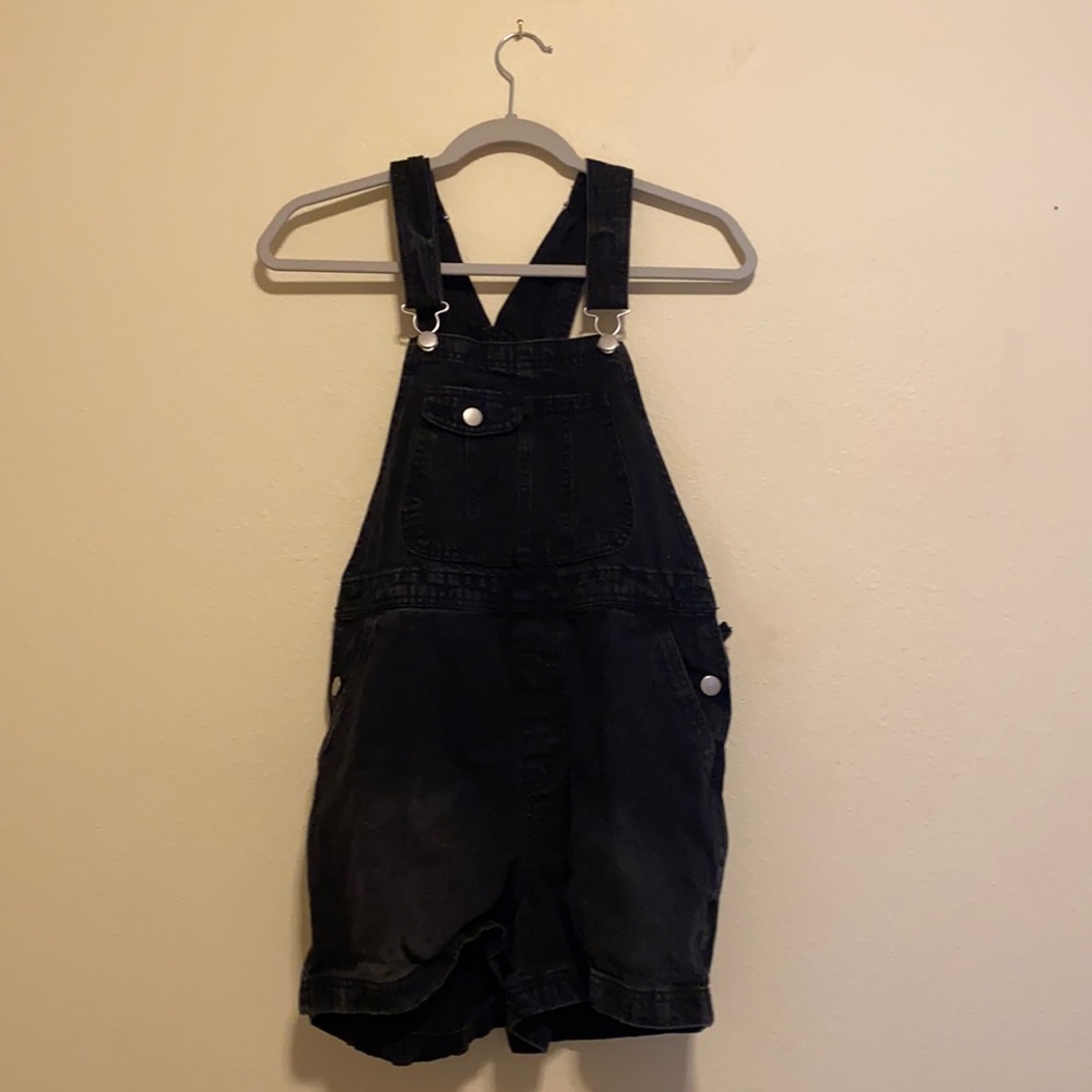 Black overalls